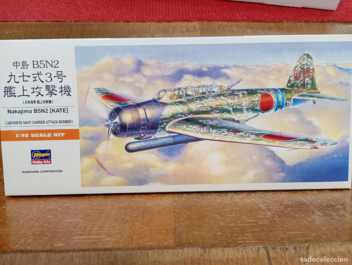 Maquetas: Maqueta Hasegawa Av&iacute;on torpedero japon&eacute;s Nakajima Escala 1/72
