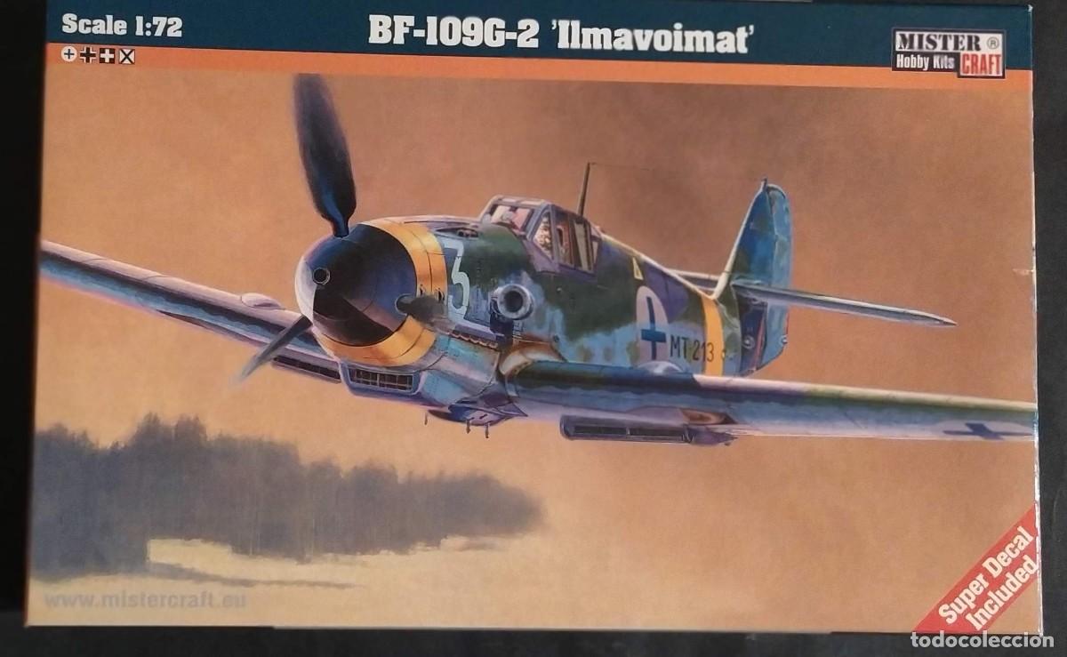 Maquetas: MESSERSCHMITT BF.109 G-2 &rdquo;ILMAVOIMAT&rdquo;. MISTER CRAFT. ESCALA 1/72