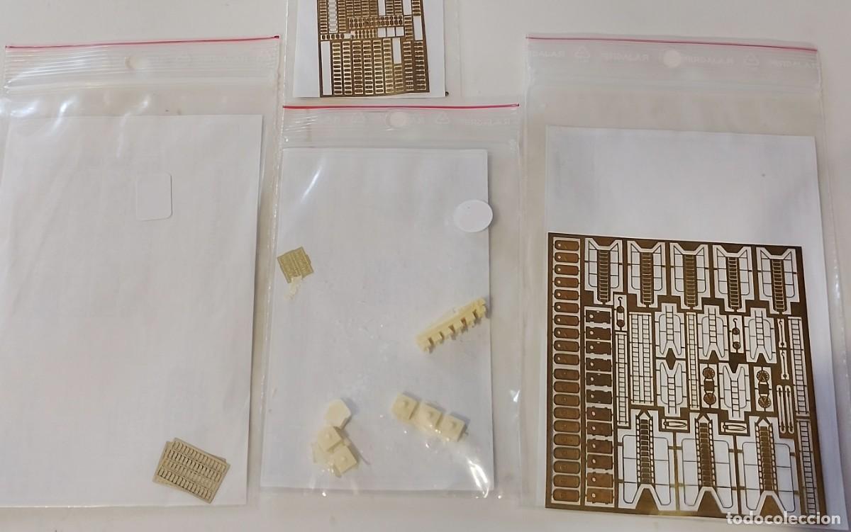 Maquetas: LARSENAL - Complementos para barcos, varias escala, 4 Bolsas - Lote 1 - Foto 1