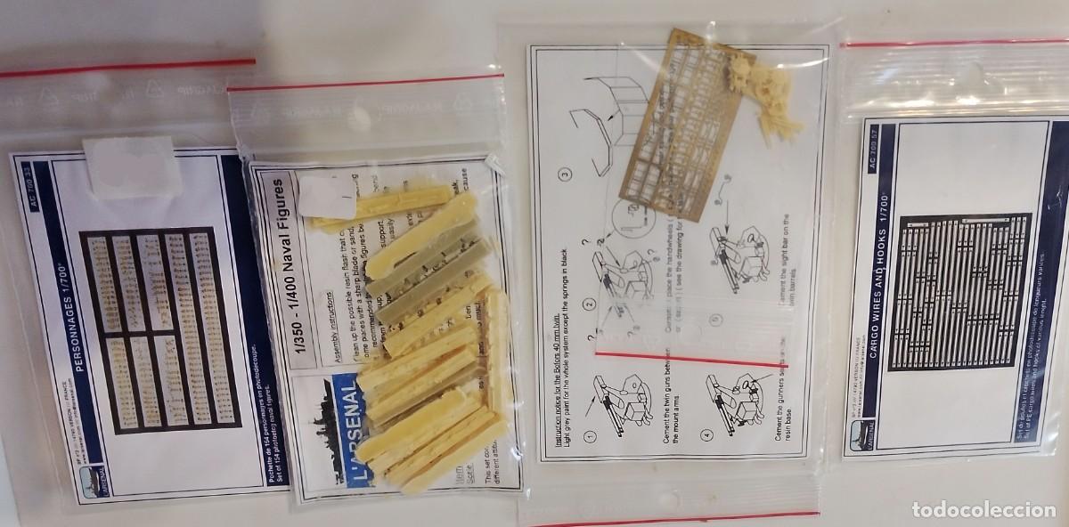 Maquetas: L'ARSENAL - Complementos para barcos, varias escala, 4 Bolsas - Lote 2