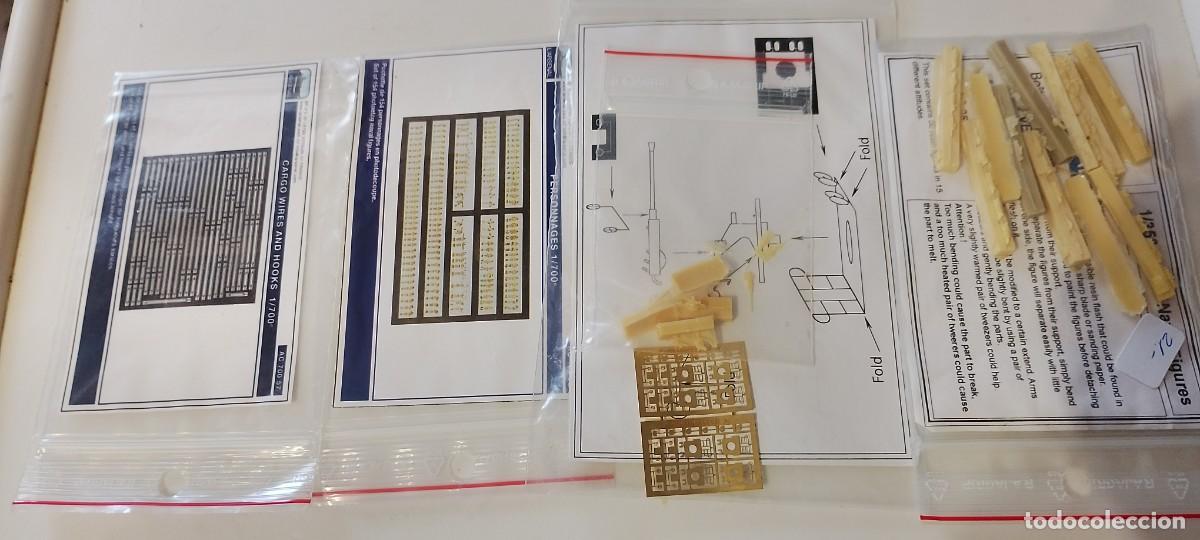 Maquetas: LARSENAL - Complementos para barcos, varias escala, 4 Bolsas - Lote 3 - Foto 1