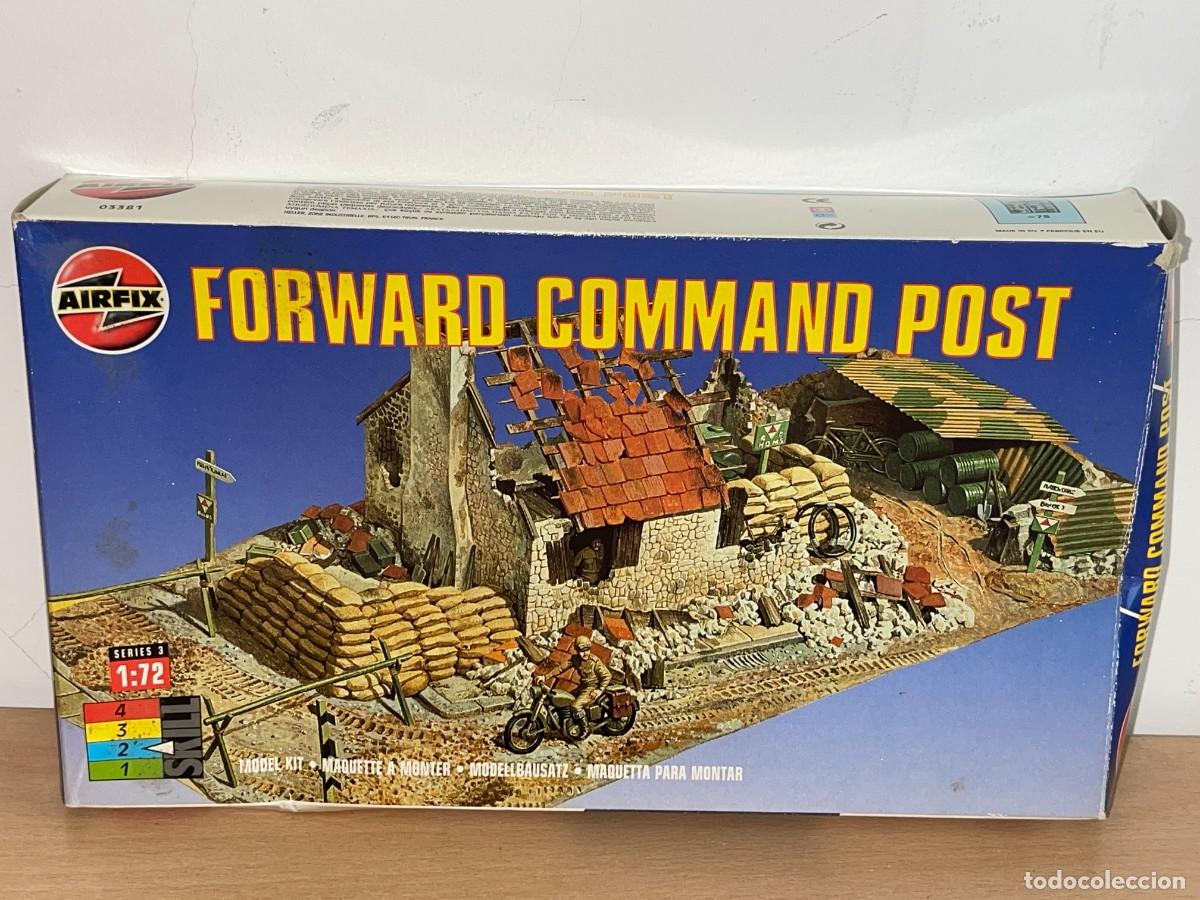 Maquetas: Airfix Forward Command Post model kit Ref. 03381 caja con maqueta 1/72 Puesto de Mando Avanzado WWII