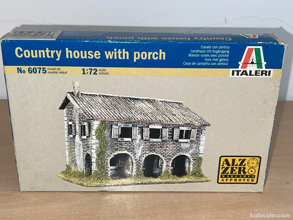 Maquetas: Italeri Country house with porch Ref. 6075 Casa de campi&ntilde;a con p&oacute;rtico 1/72 Alzer Wargames Approved