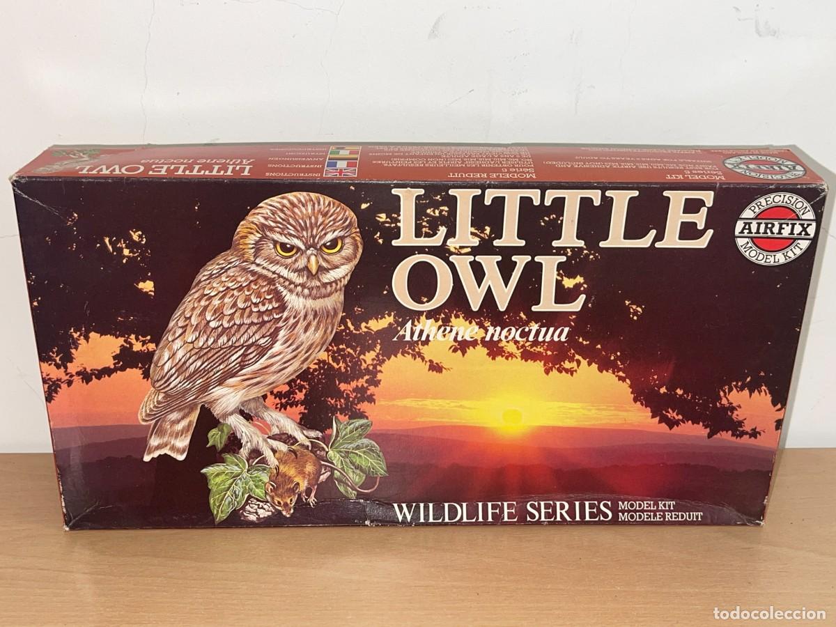 Maquetas: RAREZA! Airfix Wildlife Series model kit LITTLE OWL Athene Noctua B&uacute;ho Lechuza Ave Nocturna 06830-1