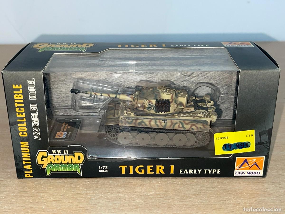 Maquetas: Easy Model Tanque Tiger I Early Type SS LAH Kursk 1943 Tank WWII Ground Armor 1:72 2&ordf;GM Ref 36209