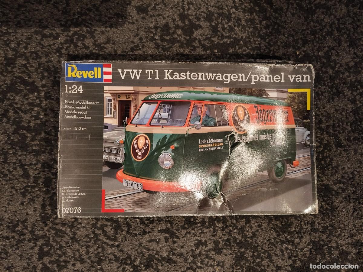 Maquetas: Maqueta a escala 1:24 Furgoneta Volkswagen T1 Kastenwagen. Edici&oacute;n jagermaster.