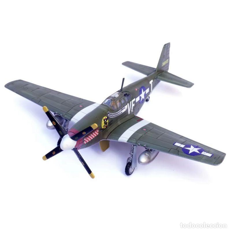 Maquetas: Panzerkampf (Legion) 14606LA0431 1:72 P-51B Mustang USAAF 4th FG 336th FS, &rdquo;Shangri-La&rdquo;, Don Gentile
