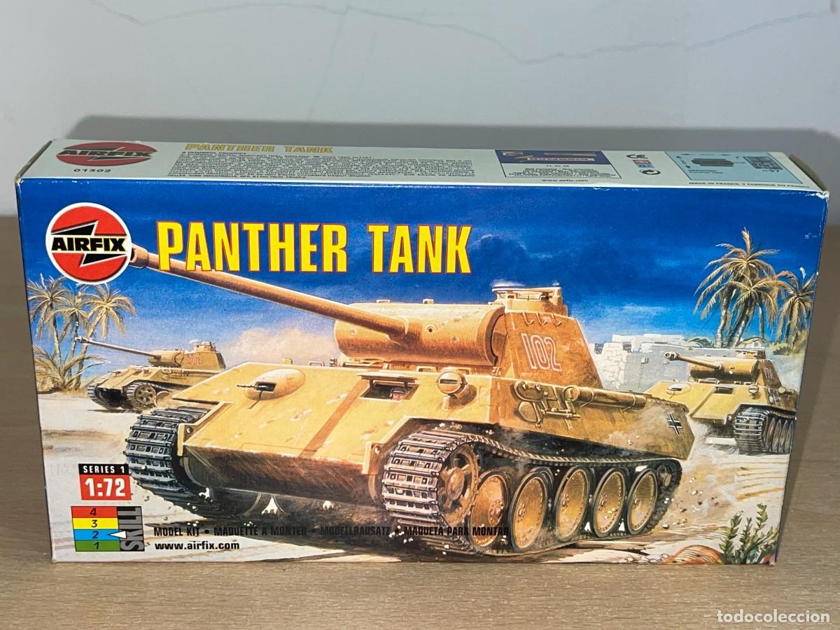 Maquetas: Airfix model kit Panther Tank Ref. 01302 caja con maqueta 1/72 WWII 1:72 German Medium Tank 2&ordf;GM