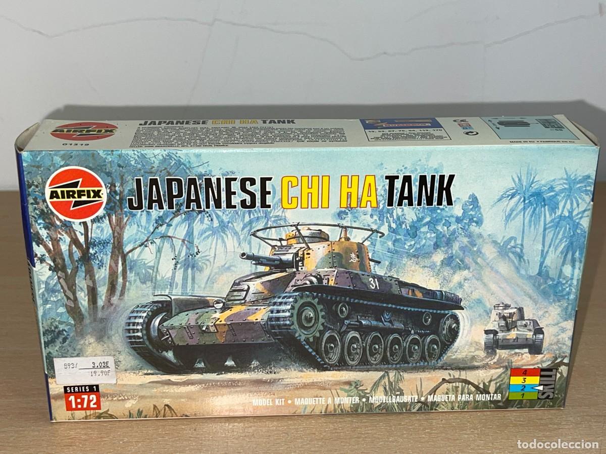 Maquetas: Airfix model kit Japanese Chi Ha Tank Ref. 01319 caja con maqueta 1/72 WWII 1:72 Japan's Tanque 2&ordf;GM