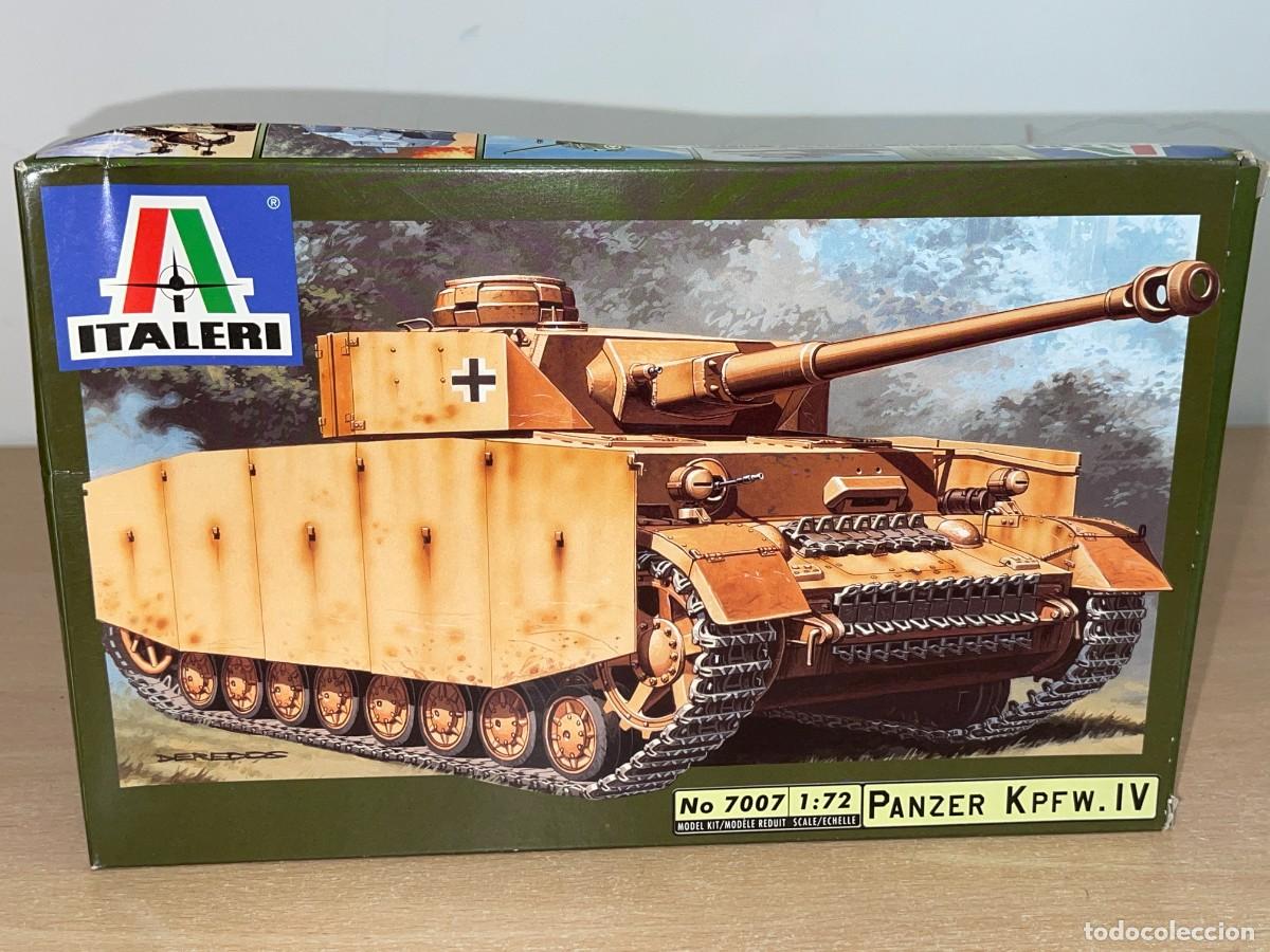 Maquetas: Italeri Model kit Panzer Kpfw. IV tank Ref. 7007 1:72 Tanque Panzer Ej&eacute;rcito Alem&aacute;n 2&ordf;GM WWII 1/72