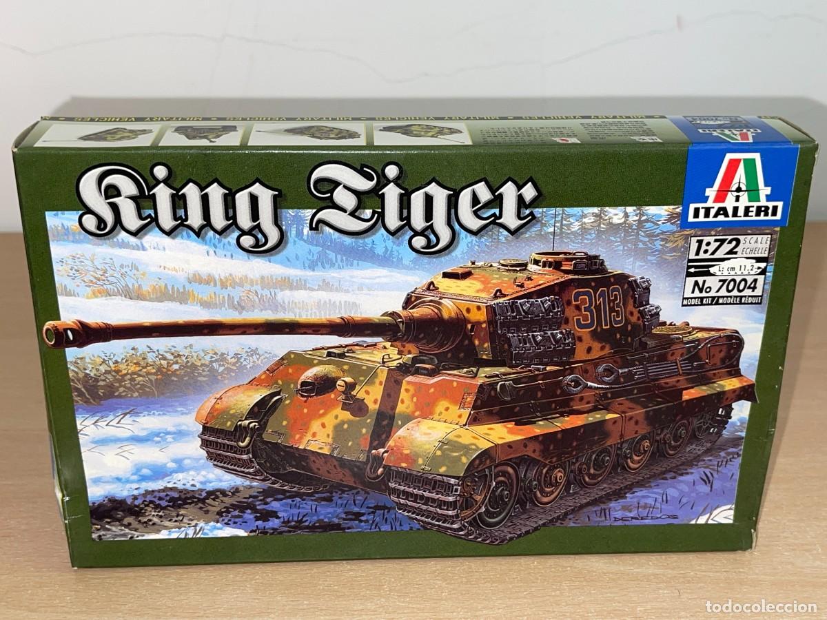 Maquetas: Italeri Model kit King Tiger tank Ref. 7004 1:72 Tanque Panzer Ej&eacute;rcito Alem&aacute;n 2&ordf;GM WWII 1/72 scale