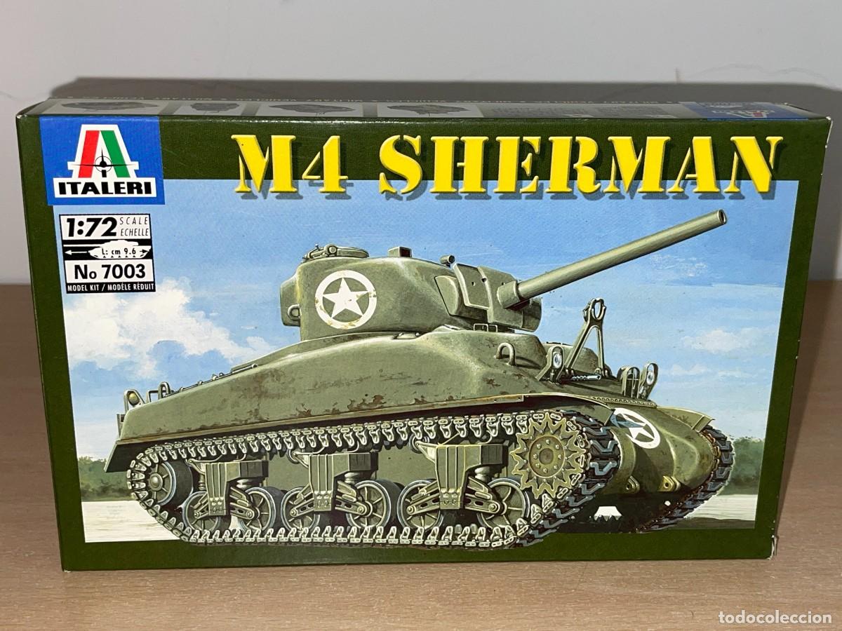 Maquetas: Italeri Model kit M4 Sherman tank Ref. 7003 1:72 Tanque Ej&eacute;rcito Americano US 2&ordf;GM WWII 1/72 scale