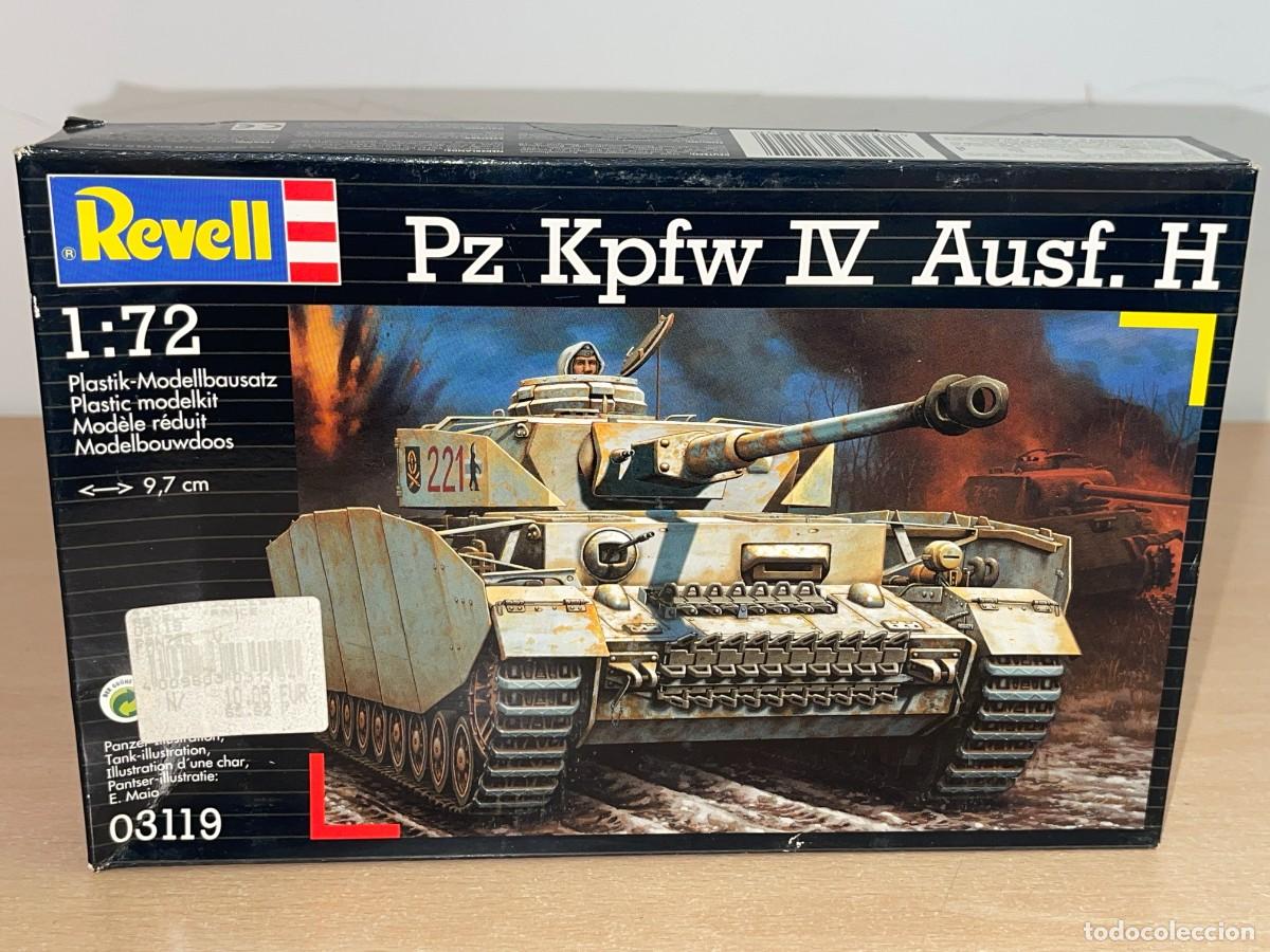 Maquetas: Revell Model kit Pz Kpfw IV Ausf. H German Tank Ref 03119 1:72 Tanque Ej&eacute;rcito Alem&aacute;n 2&ordf;GM WWII 1/72