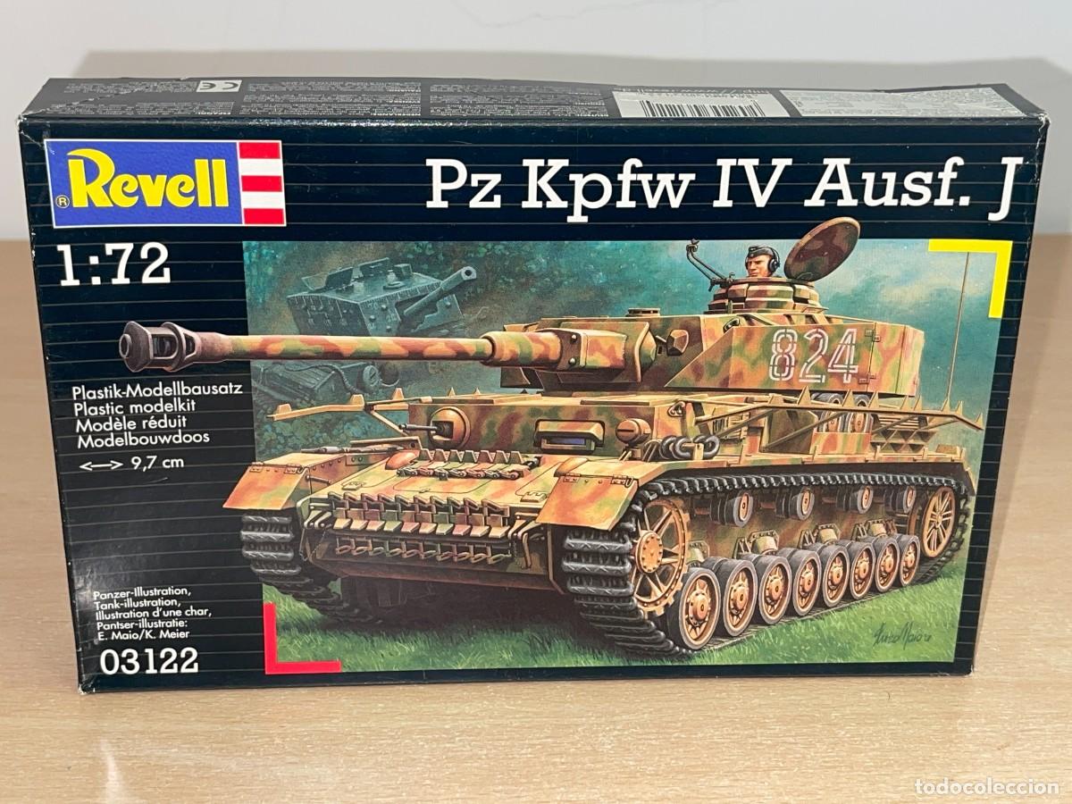 Maquetas: Revell Model kit Pz Kpfw IV Ausf. J German Tank Ref 03122 1:72 Tanque Ej&eacute;rcito Alem&aacute;n 2&ordf;GM WWII 1/72