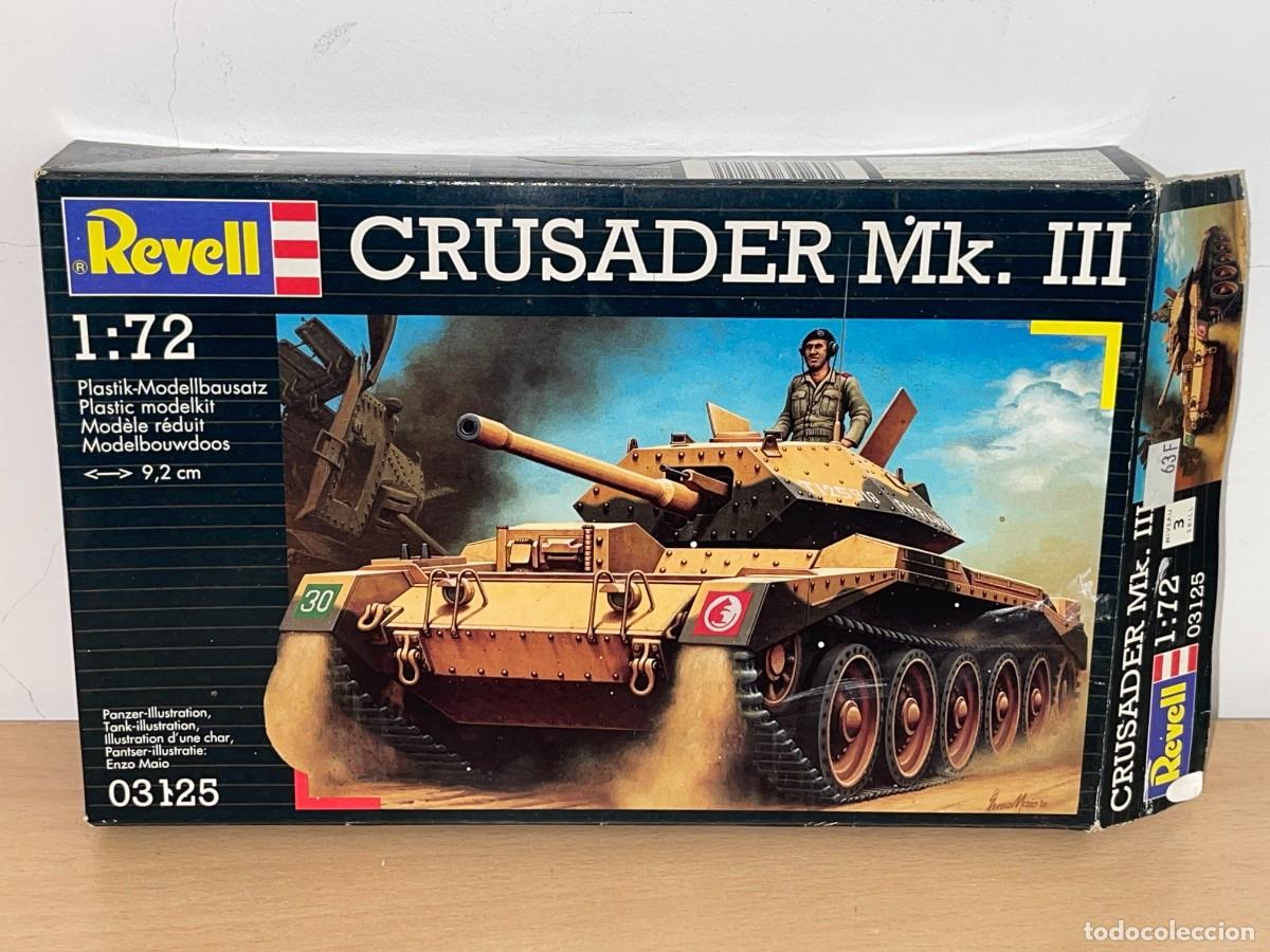 Maquetas: Revell Model kit Crusader Mk. III British Tank Ref. 03125 1:72 Tanque Ej&eacute;rcito Ingl&eacute;s 2&ordf;GM WWII 1/72