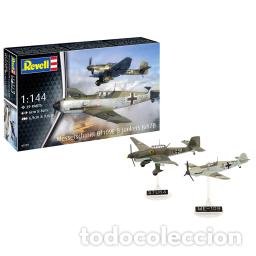 Maquetas: Maqueta Revell 2 Aviones Micro Wings: Messerschmitt Bf109E & Junkers Ju87B 1:144