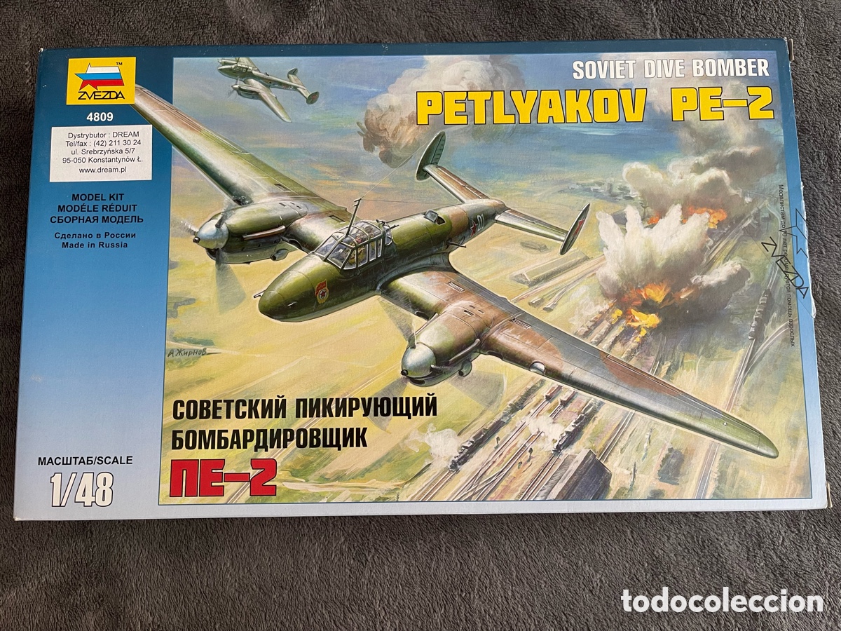 Maquetas: PETLYAKOV Pe-2 1:48 ZVEZDA 4809 maqueta avi&oacute;n
