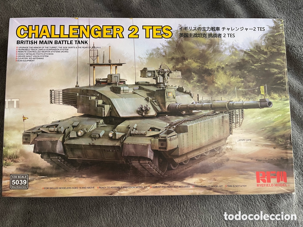 Maquetas: CHALLENGER 2 TES 1:35 RFM 5039 maqueta carro tanque