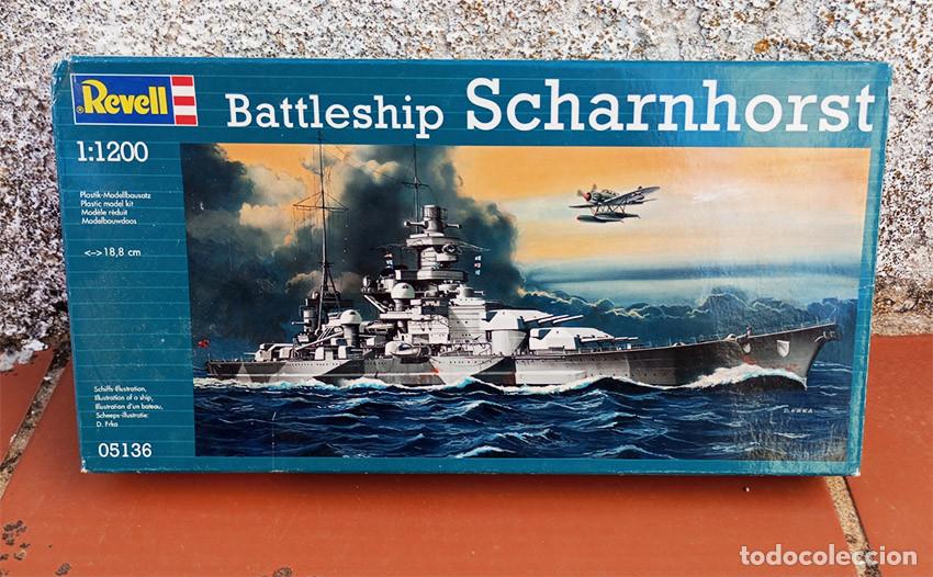 Maquetas: Acorazado alem&aacute;n &rdquo;Scharnhorst&rdquo; de Revell a escala 1/1200