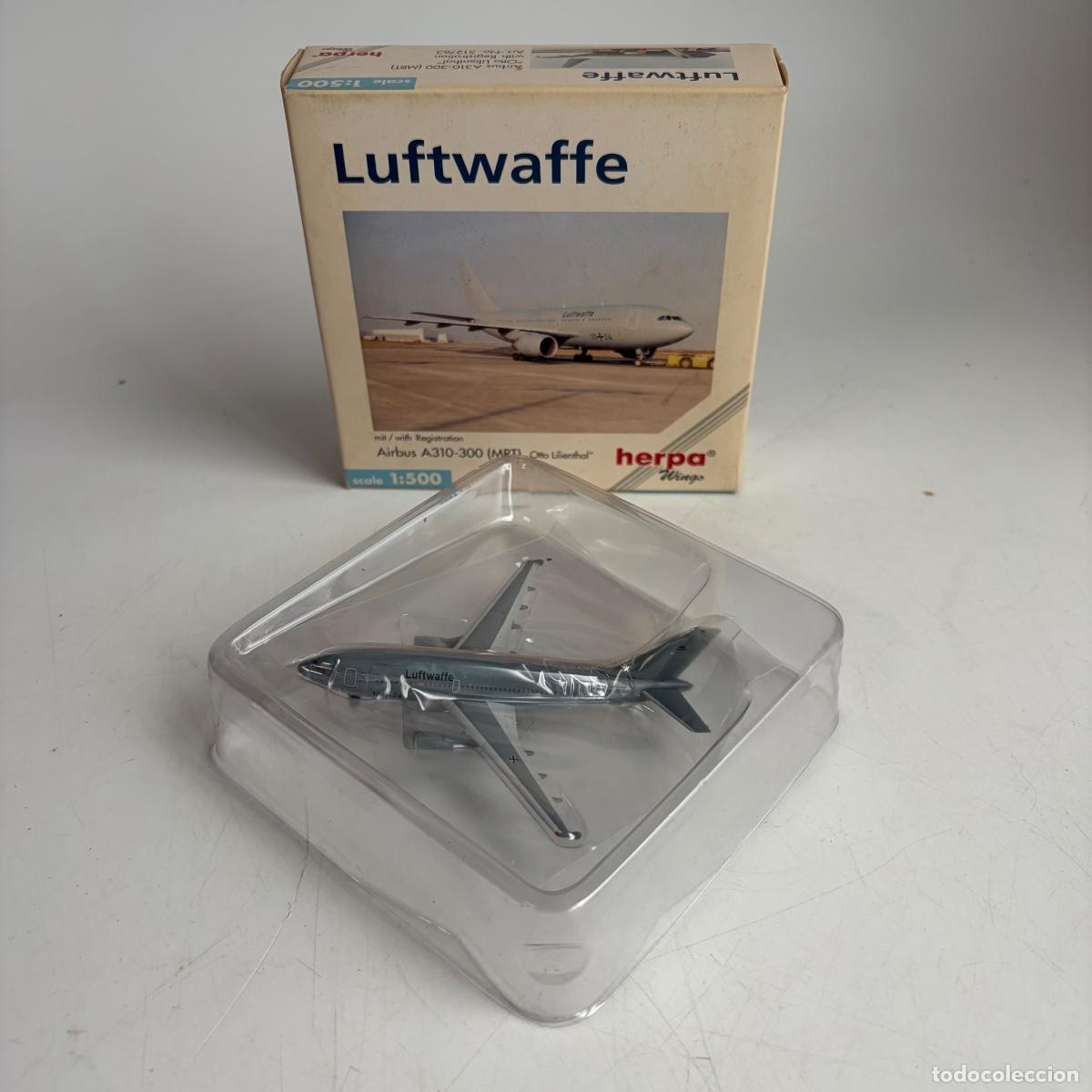 Maquetas: Avion Luftwaffe Airbus A310-300 Otto Lilienthal escala 1:500 ref. 512763 Herpa Wings