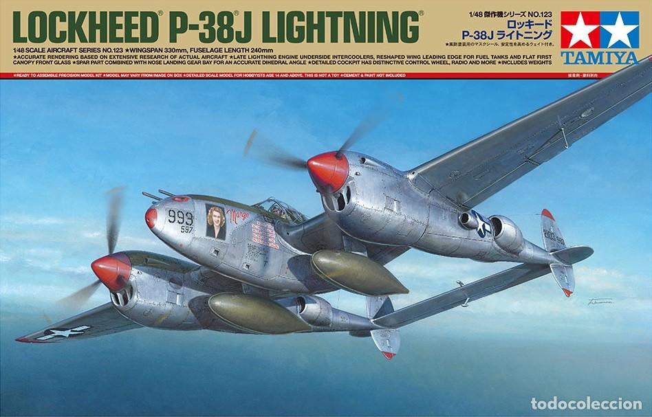 Maquetas: TAMIYA - Lockheed P-38J Lightning 1/48 61123