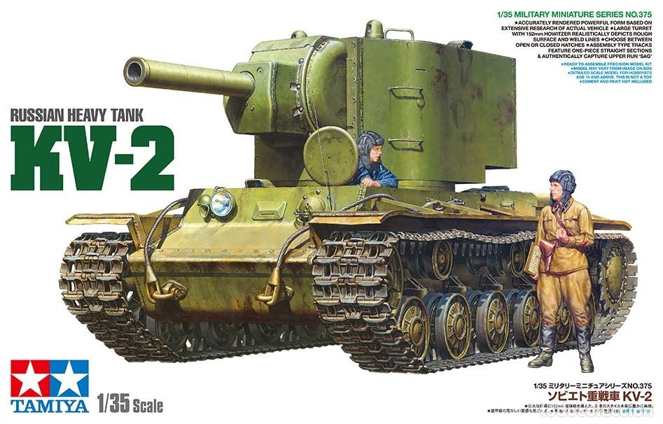 Maquetas: TAMIYA - Russian Heavy Tank KV-2 1/35 35375