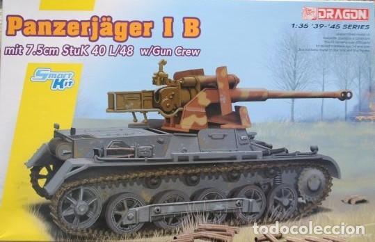 Maquetas: DRAGON - Panzerjager I B mit 7.5cm StuK 40 L/48 w/Gun Crew 1/35 6781