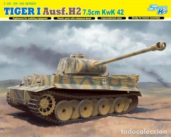 Maquetas: DRAGON - TIGER I Ausf.H2 7.5cm KwK 42 1/35 6683