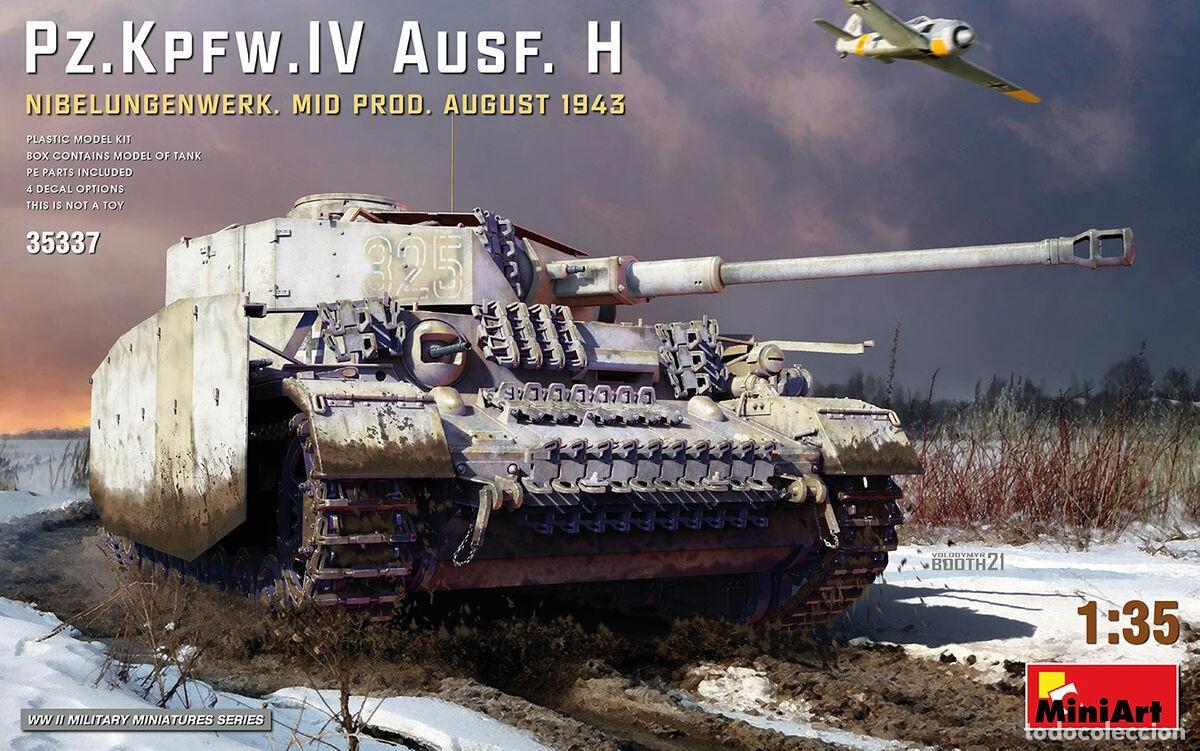 Maquetas: MINIART - Pz.Kpfw.IV Ausf. H NIBELUNGENWERK. Mid PROD. August 1943 1/35 35337