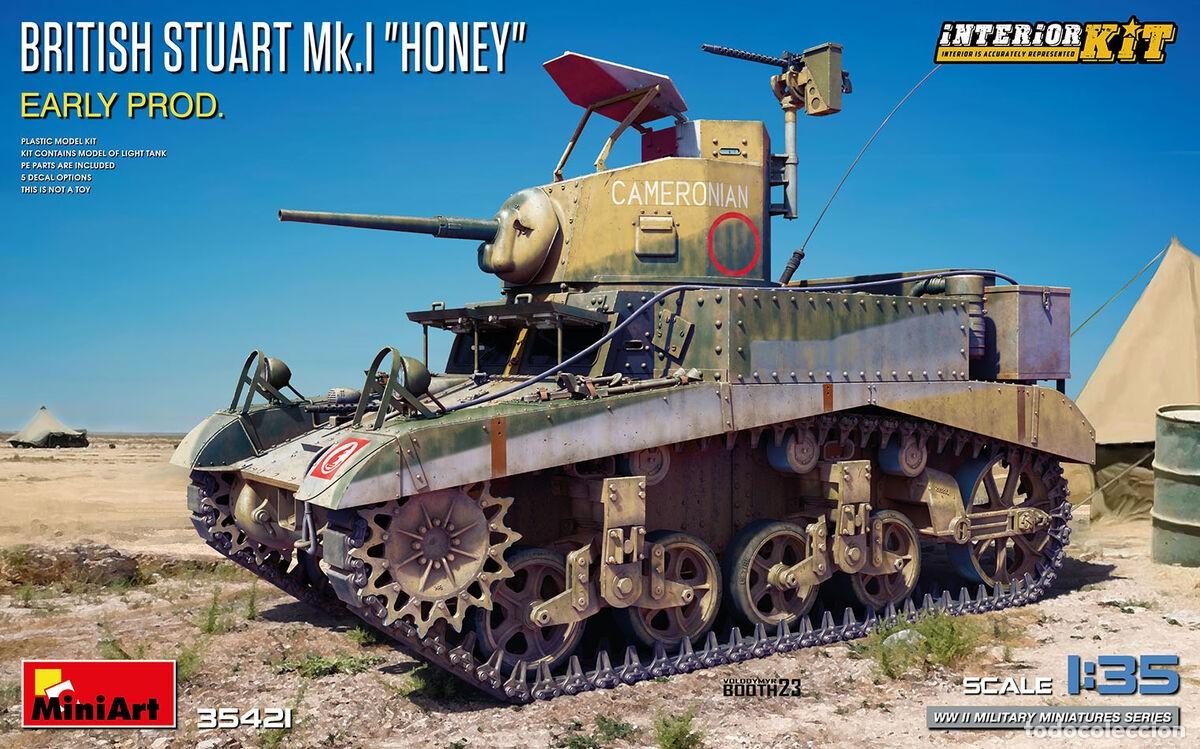 Maquetas: MINIART - British Stuart Mk.I 'Honey' Early Production Interior Kit 1/35 35421