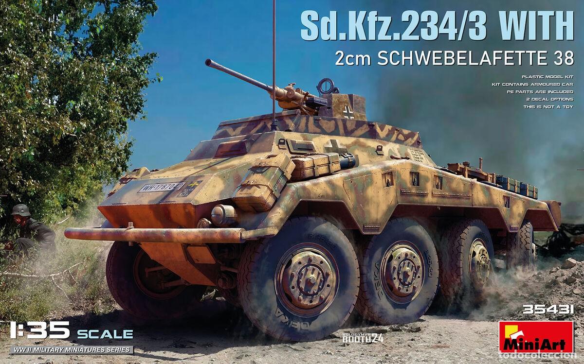 Maquetas: MINIART - Sd.Kfz.234/3 with 2 cm Schwebelafette 38 1/35 35431