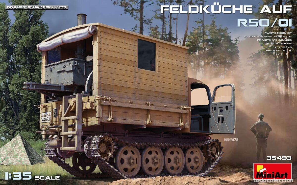 Maquetas: MINIART - Feldkuche Auf RSO/01 1/35 35493