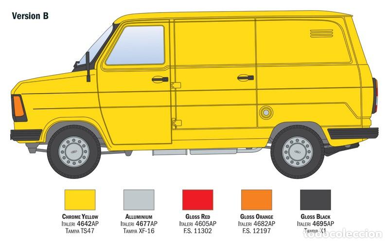 Maquetas: ITALERI - Ford Transit - Italeri 1/24 3975 - Foto 4