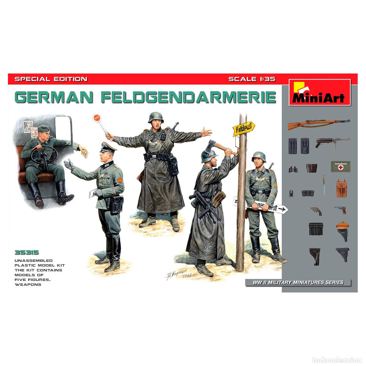 Maquetas: MAQUETA MINIART ESCALA 1/35 GENDARMES ALEMANES CAJA PRECINTADA
