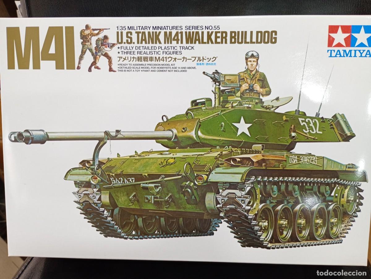 Maquetas: Maqueta Tamiya Escala 1/35 Tanque USA M41 con Tripulante y 2 soldados
