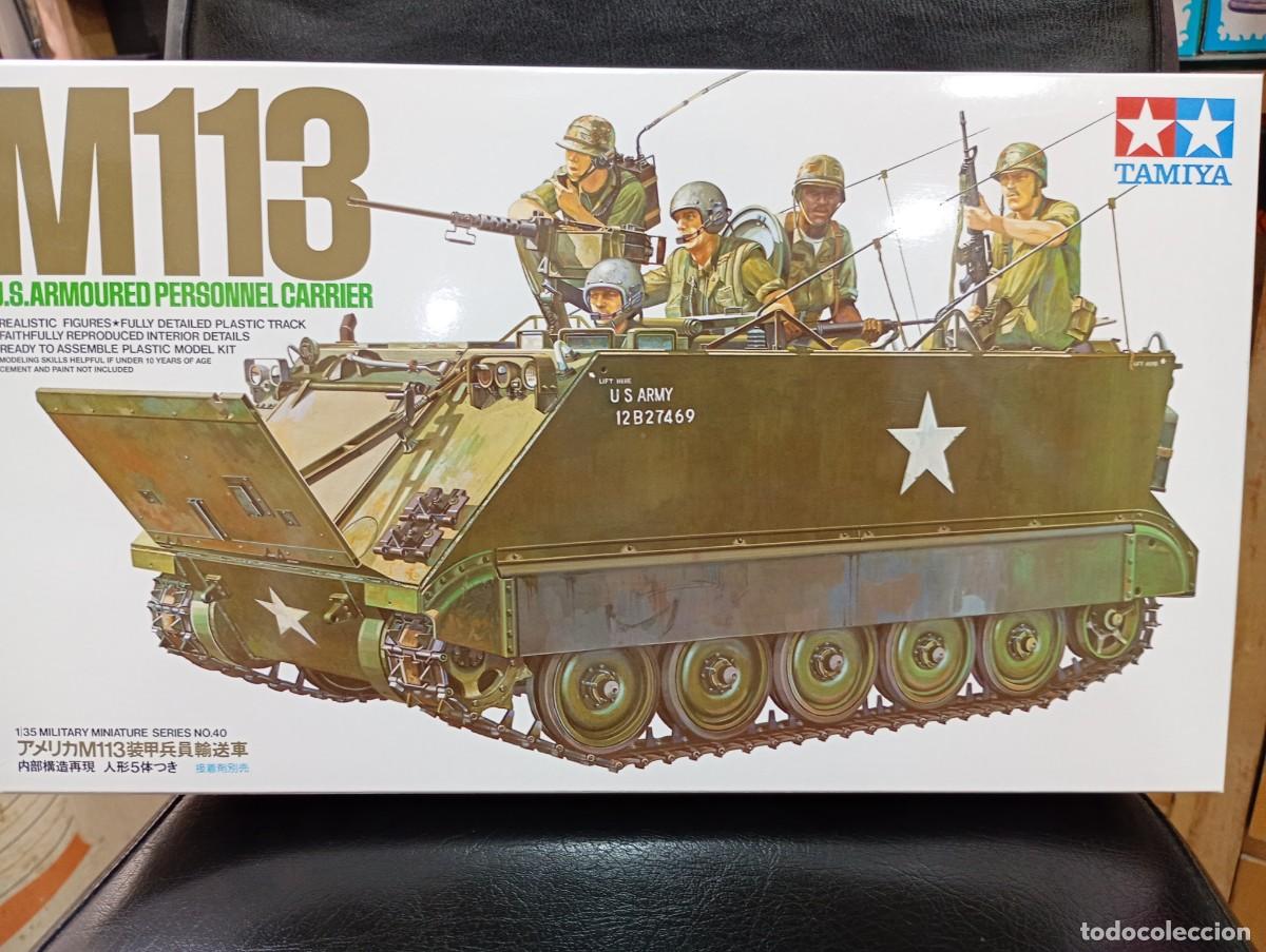 Maquetas: Maqueta Blindado USA M113 con soldados Escala 1/35 Marca Tamiya
