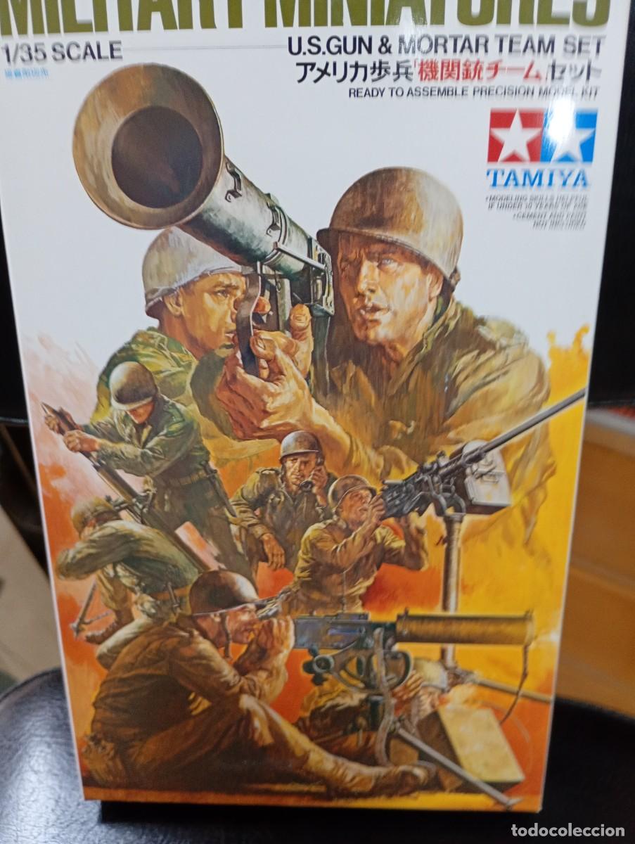 Maquetas: Maqueta Tamiya Escala 1/35 Soladados USA con armas pesadas