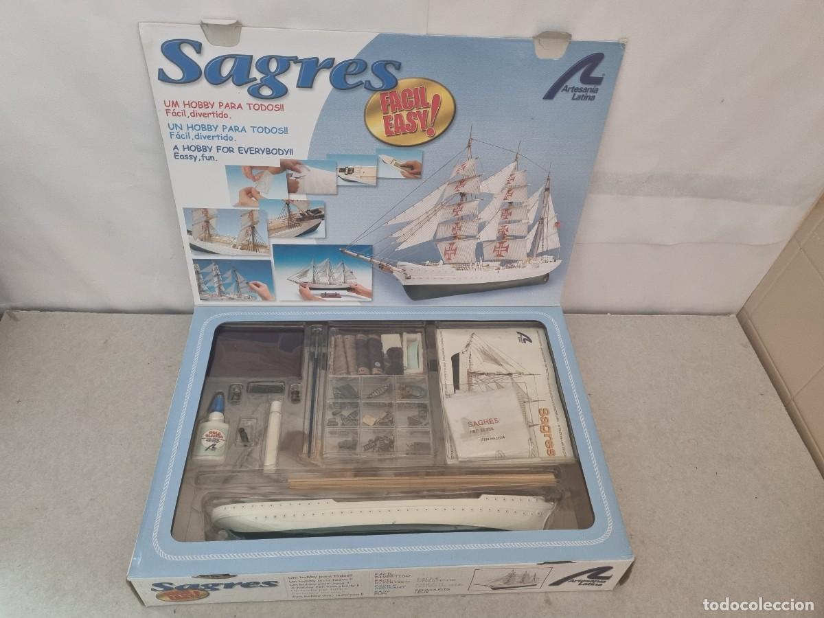 Maquetas: Artesan&iacute;a latina set de montaje para Sagres Nuevo sin usar