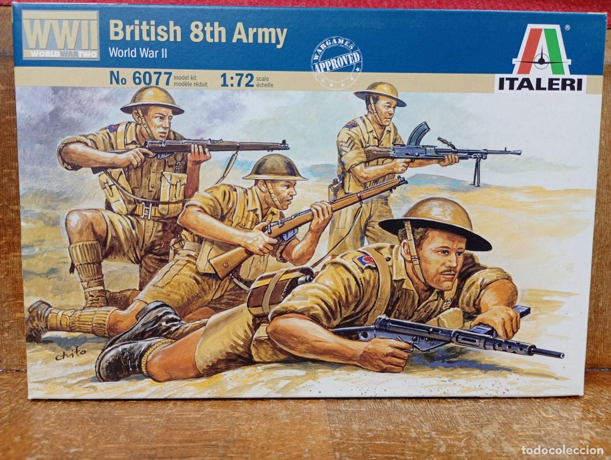 Maquetas: Maqueta Marca Italeri Escala 1/72 Brit&aacute;nicos 8&ordm; Army Norte de &Aacute;frica