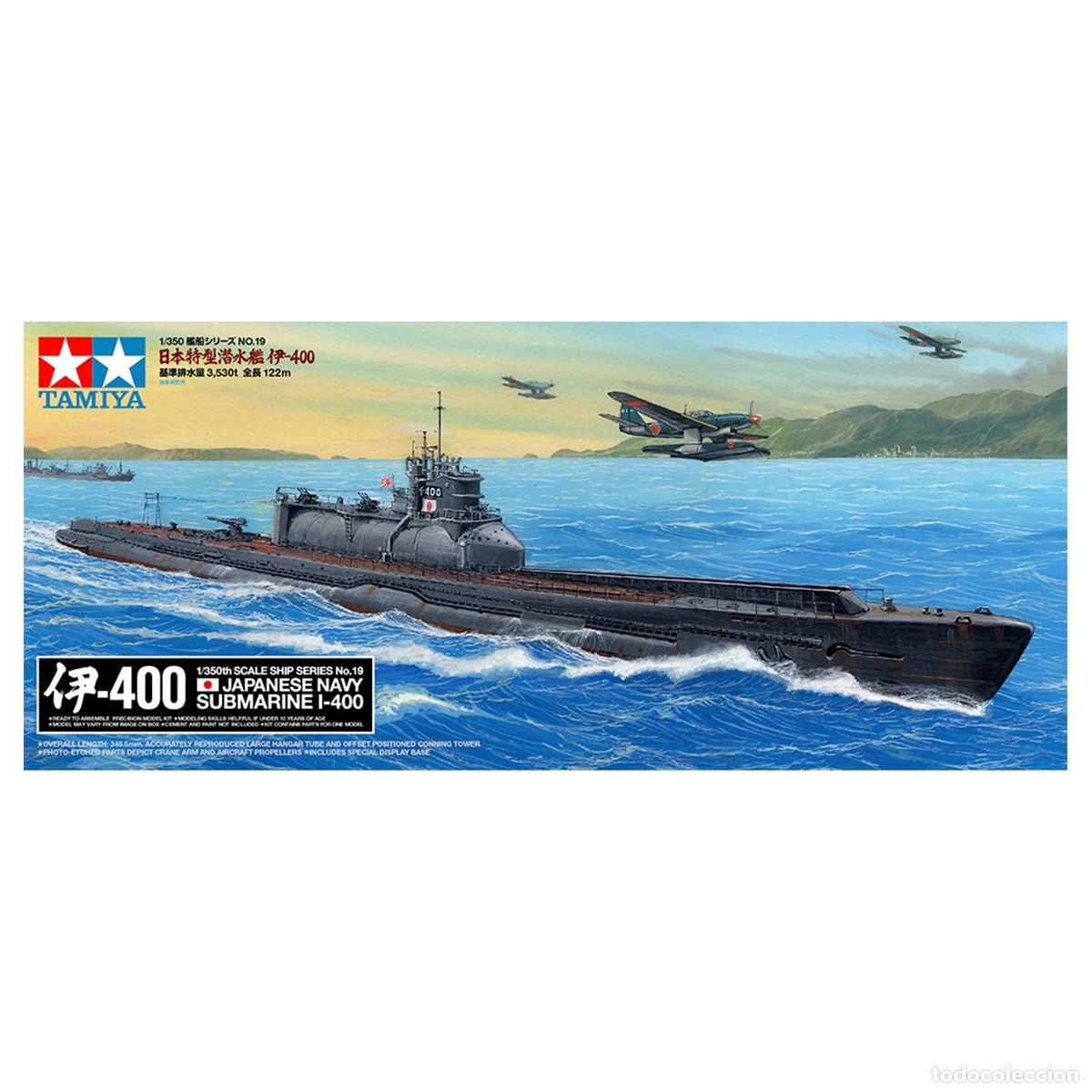Maquetas: Maqueta TAMIYA Escala 1/350 Sumergible Japanese Navy Submarine I-400