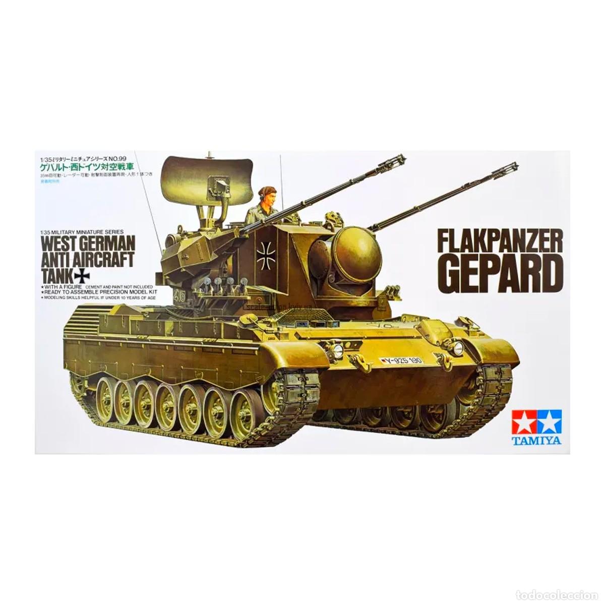 Maquetas: Maqueta Marca TAMIYA Escala 1/35 Flakpanzer Gepard