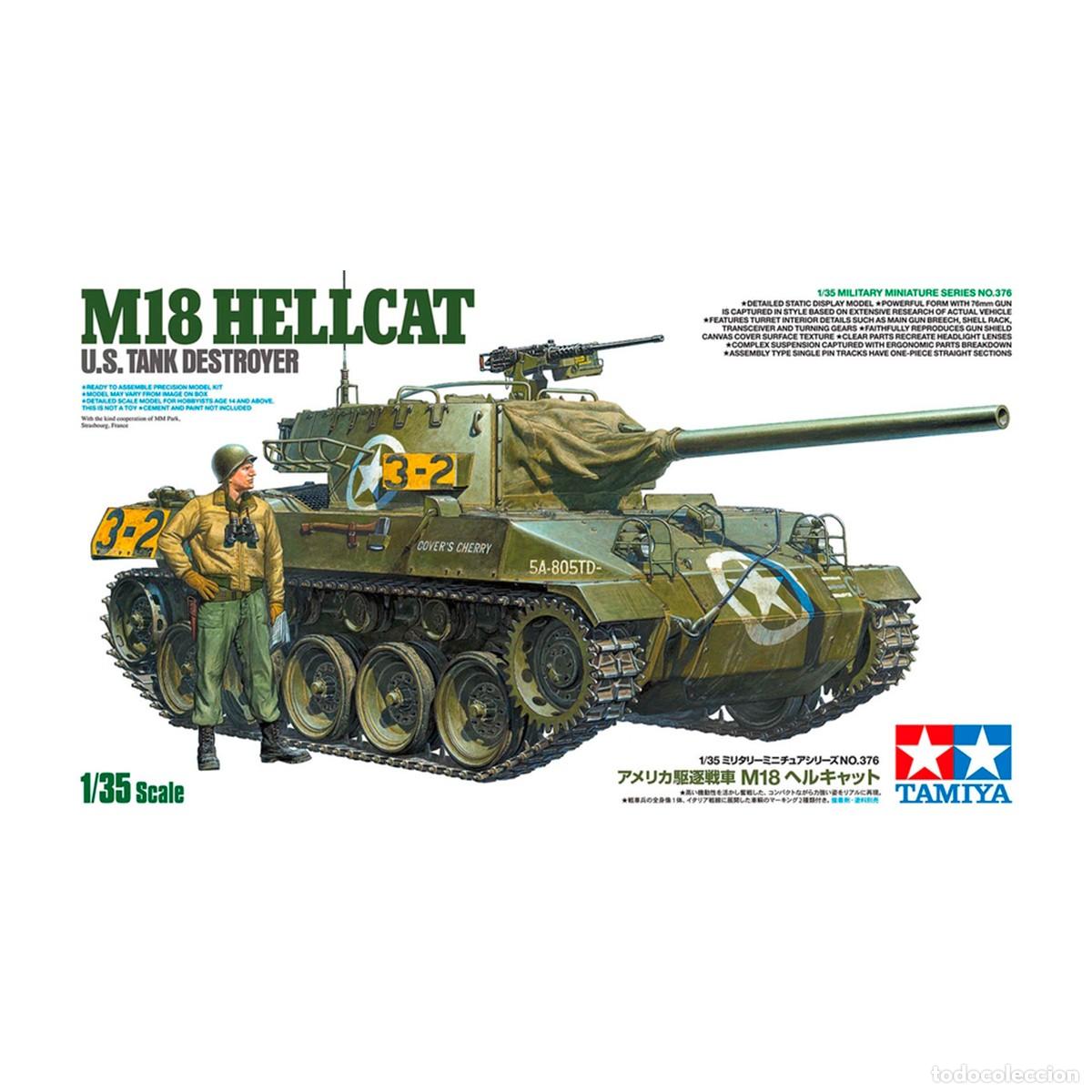 Maquetas: Maqueta TAMIYA Escala 1/35 U.S. Tank Destroyer M18 Hellcat