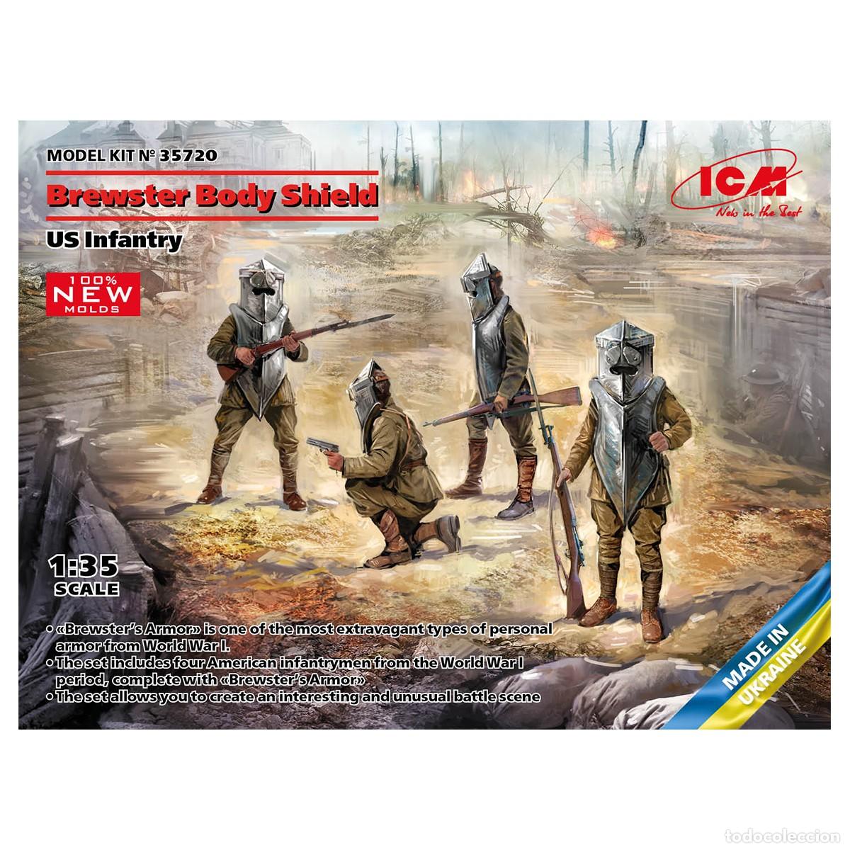 Maquetas: Maqueta ICM Brewster Body Shield, US Infantry (100% new molds) 1/35