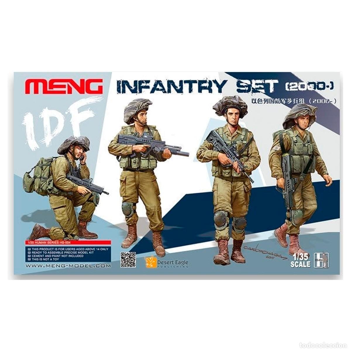 Maquetas: Maqueta 1/35 MENG IDF INFANTRY SET (2000-)