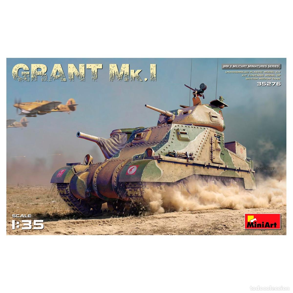 Maquetas: Maqueta MINIART Escala 1/35 Blindado USA Grant Mk.I