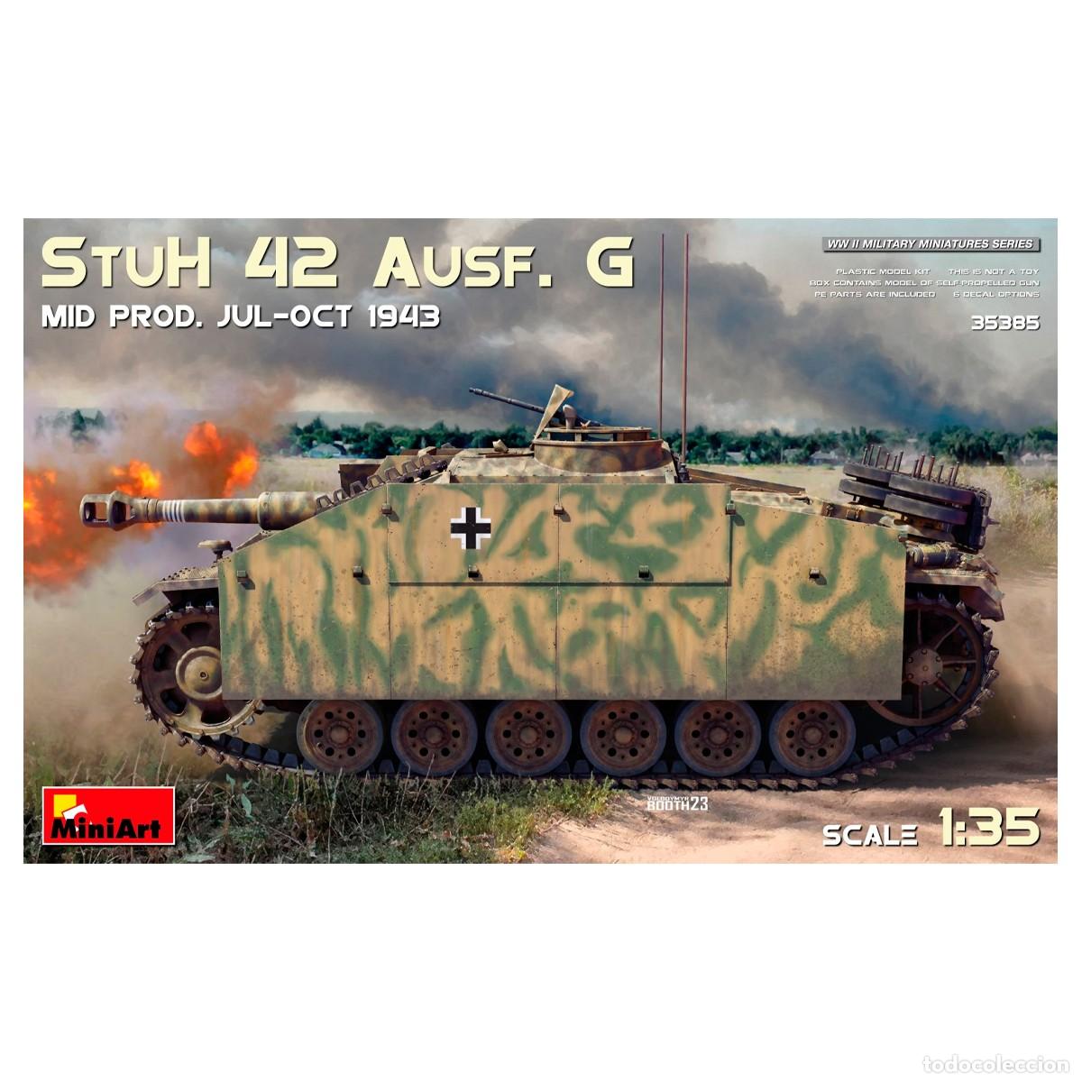 Maquetas: Maqueta MINIART Escala 1/35 StuH 42 Ausf. G Mid Prod (Jul-Oct 1943)