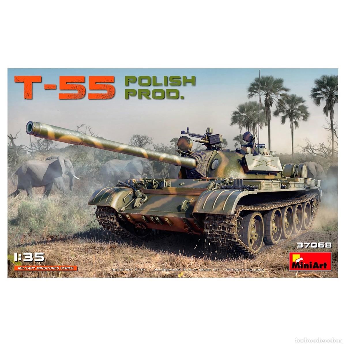 Maquetas: Maqueta MINIART Escala 1/35 T-55 Polish Prod.