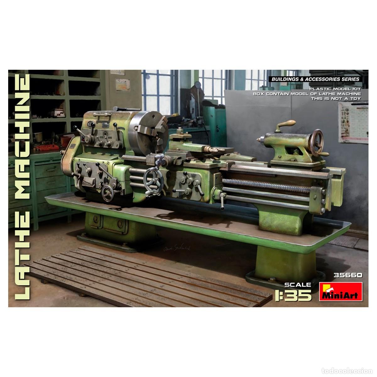 Maquetas: Maqueta MINIART Escala 1/35 Lathe Machine Torno