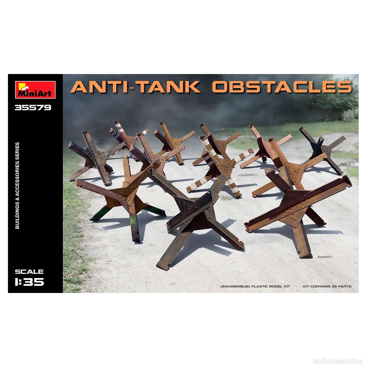 Maquetas: Maqueta MINIART Escala 1/35 Anti-tank Obstacles