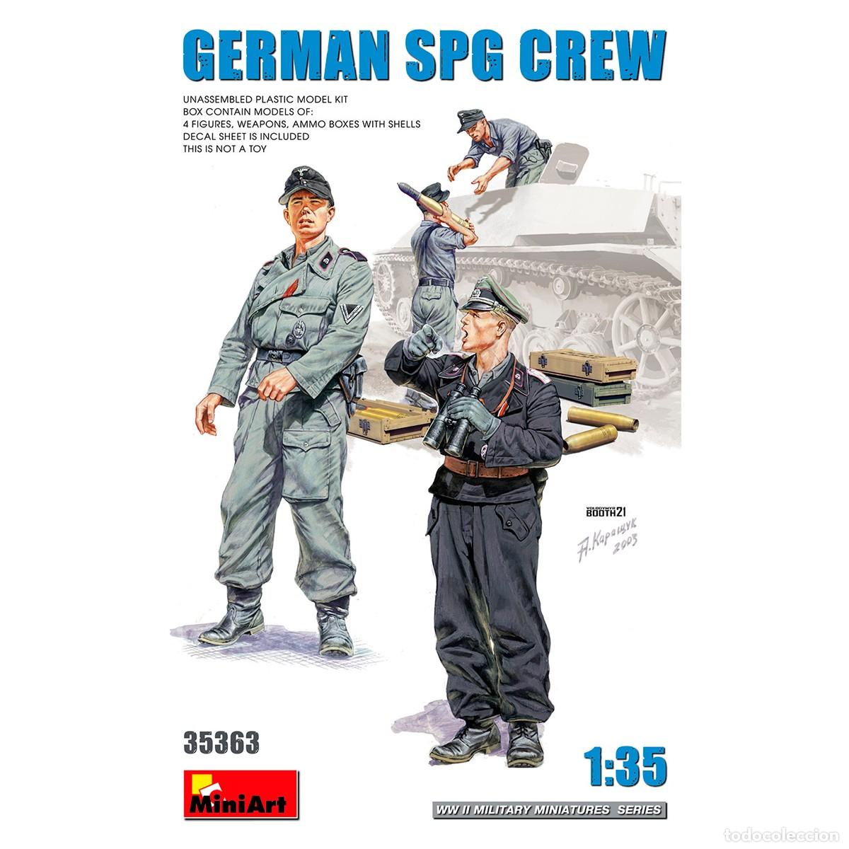 Maquetas: Maqueta MINIART Escala 1/35 German SPG Crew